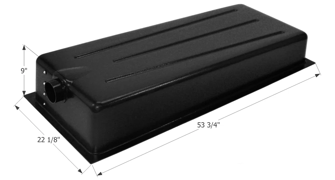 12060 – ICON Waste Holding Tank, Can Be Used For Black Or Gray Water 29 Gallon Capacity 53-3/4 Inch Length x 22 1/8 I...